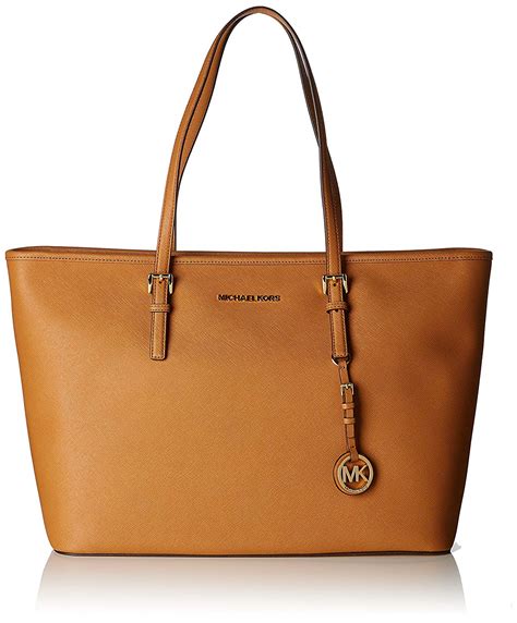 michael kors saffiano jet set travel tote mediu|michael kors tote jet set.